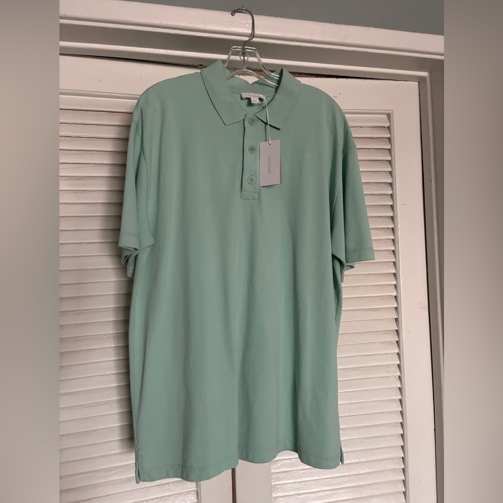 COS Light Green Polo Shirt